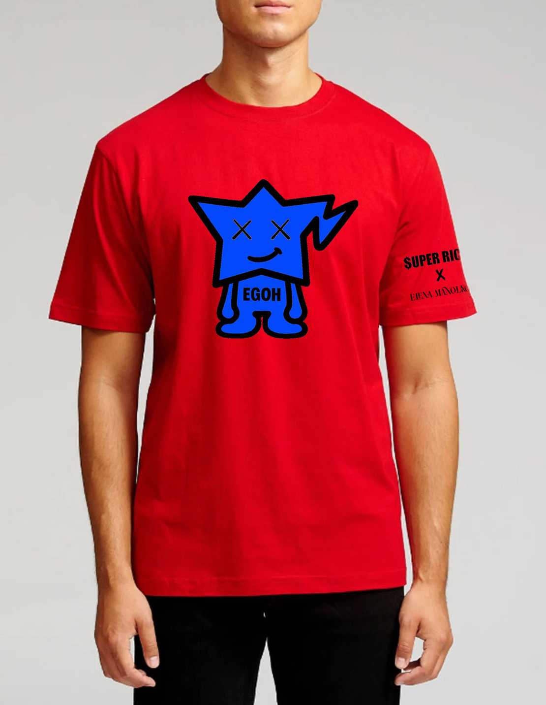 EGOH T-SHIRT I SUPER RICH. X ELENA MANOLKOVA