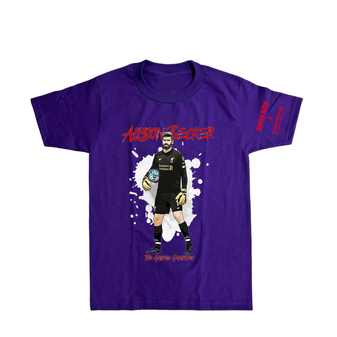 ALISON BECKER T-SHIRT I SUPER RICH. X VLADIMIR MANOLKOV Goalkeeper Training School