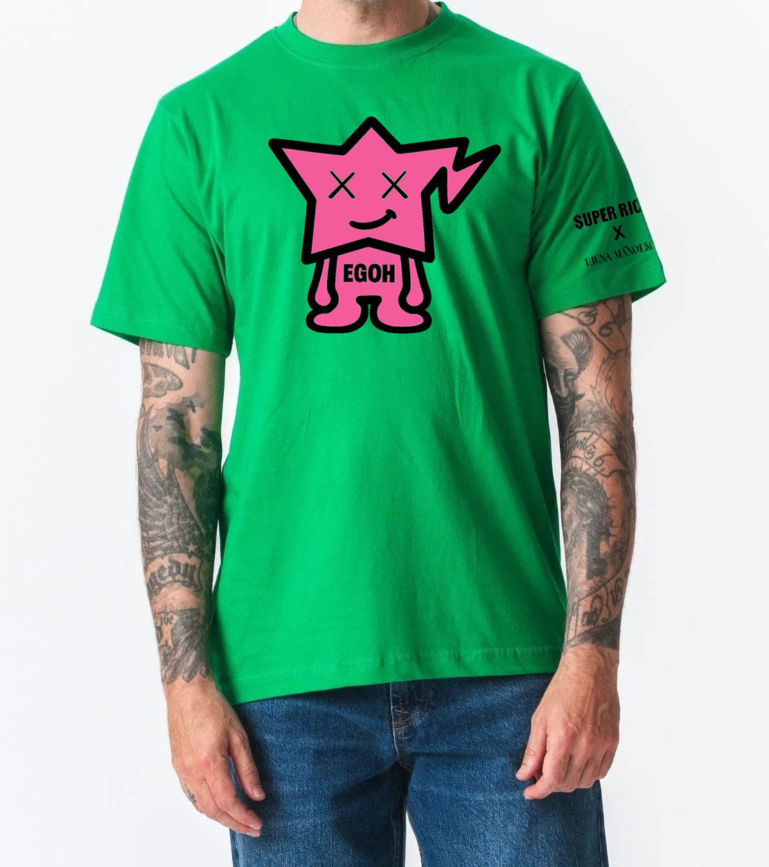EGOH T-SHIRT I SUPER RICH. X ELENA MANOLKOVA
