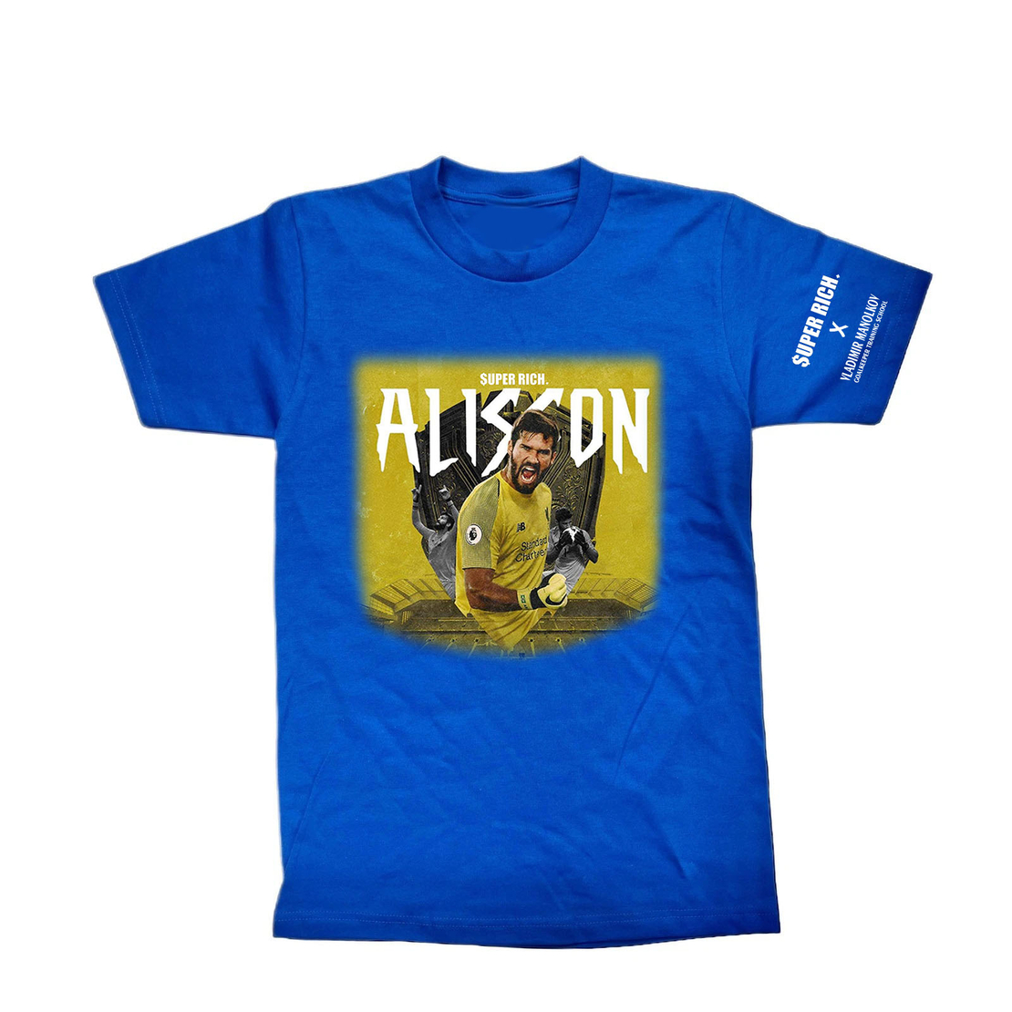 ALISON BECKER T-SHIRT I SUPER RICH. X VLADIMIR MANOLKOV Goalkeeper Training School