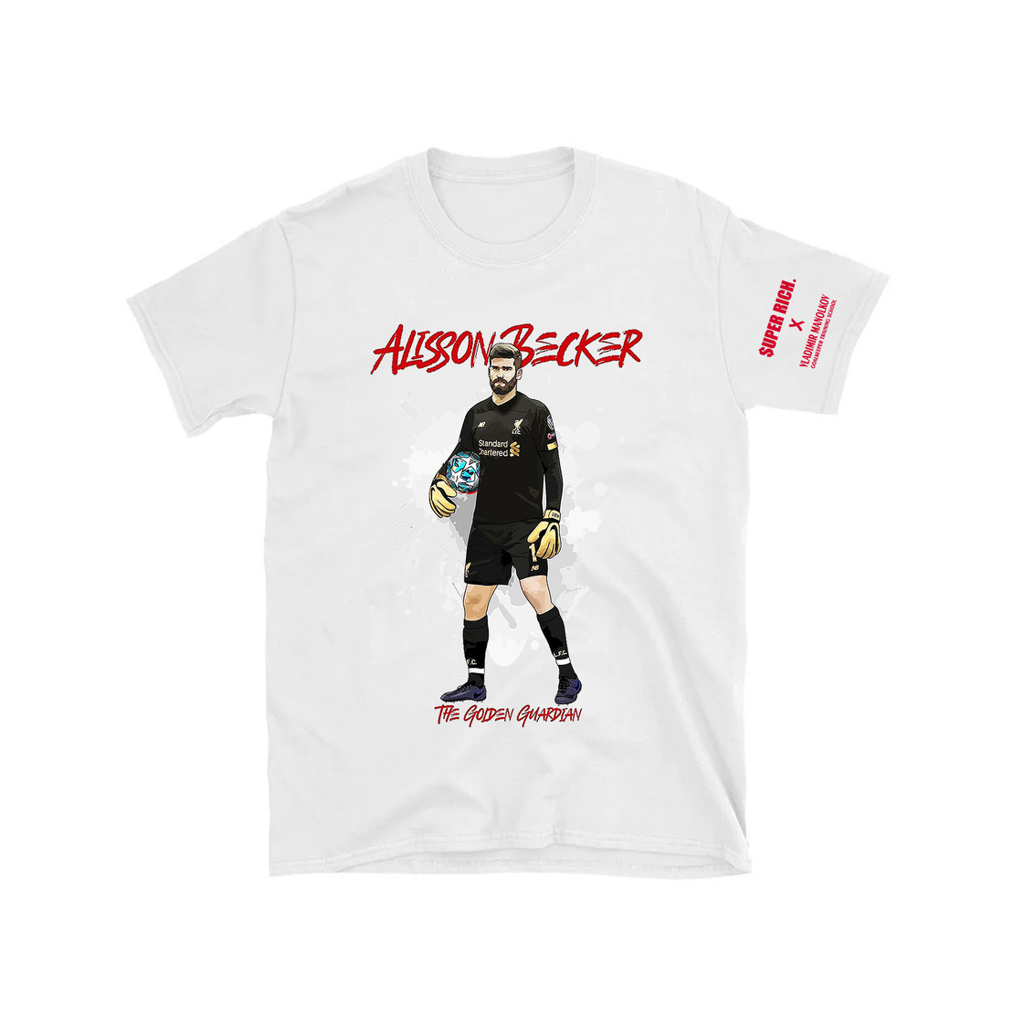 ALISON BECKER T-SHIRT I SUPER RICH. X VLADIMIR MANOLKOV Goalkeeper Training School