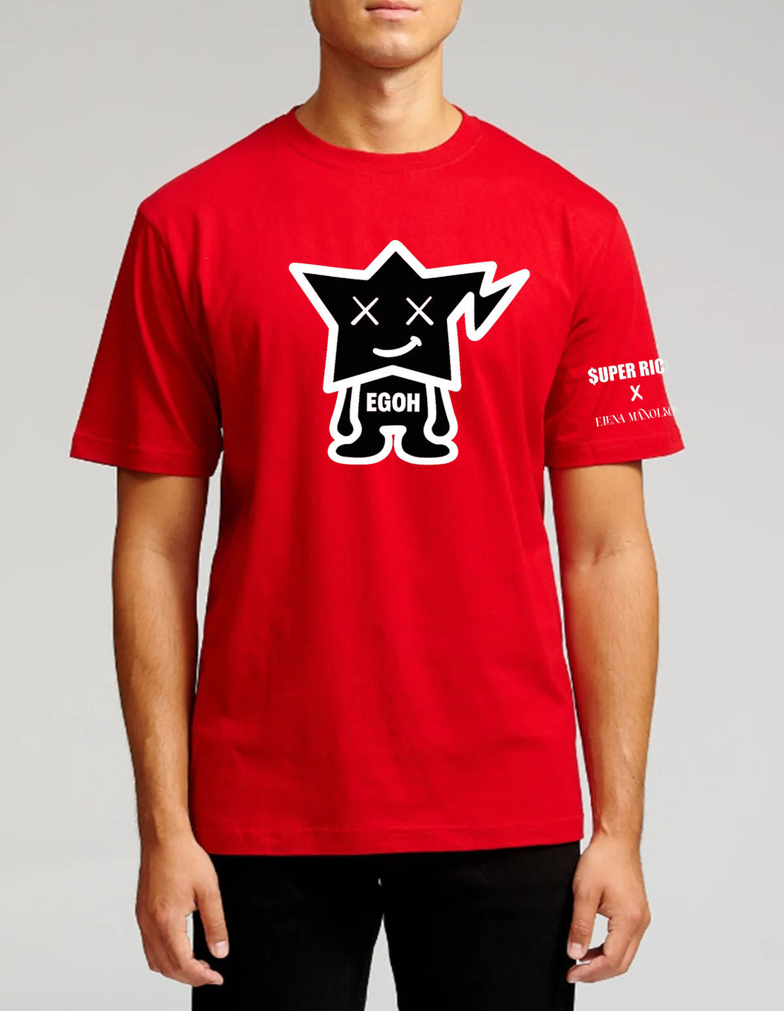 EGOH T-SHIRT I SUPER RICH. X ELENA MANOLKOVA