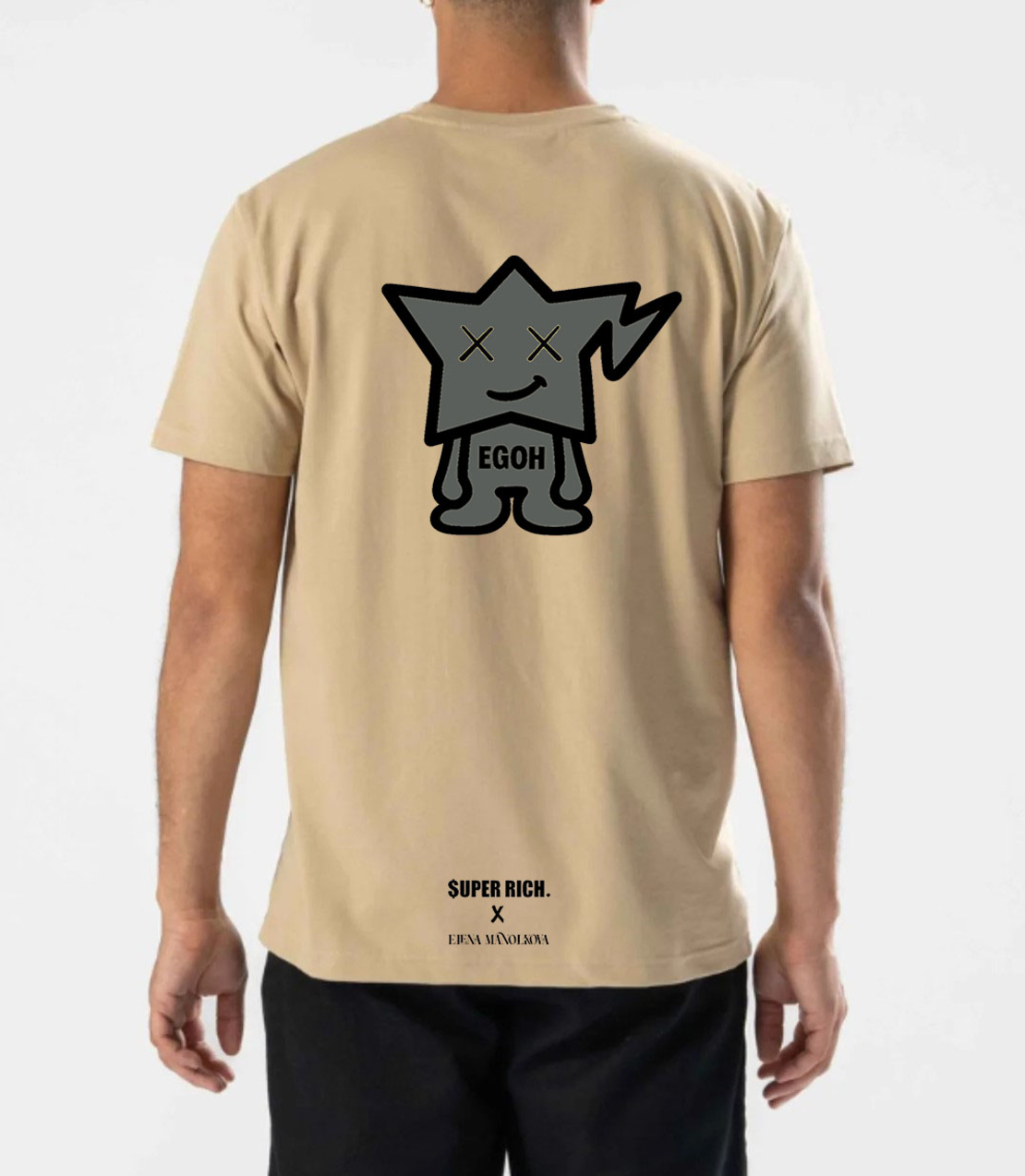 EGOH T-SHIRT I SUPER RICH. X ELENA MANOLKOVA