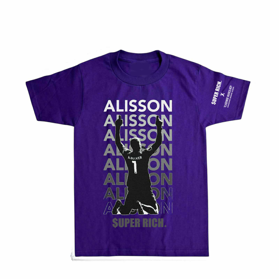 ALISON BECKER T-SHIRT I SUPER RICH. X VLADIMIR MANOLKOV Goalkeeper Training School