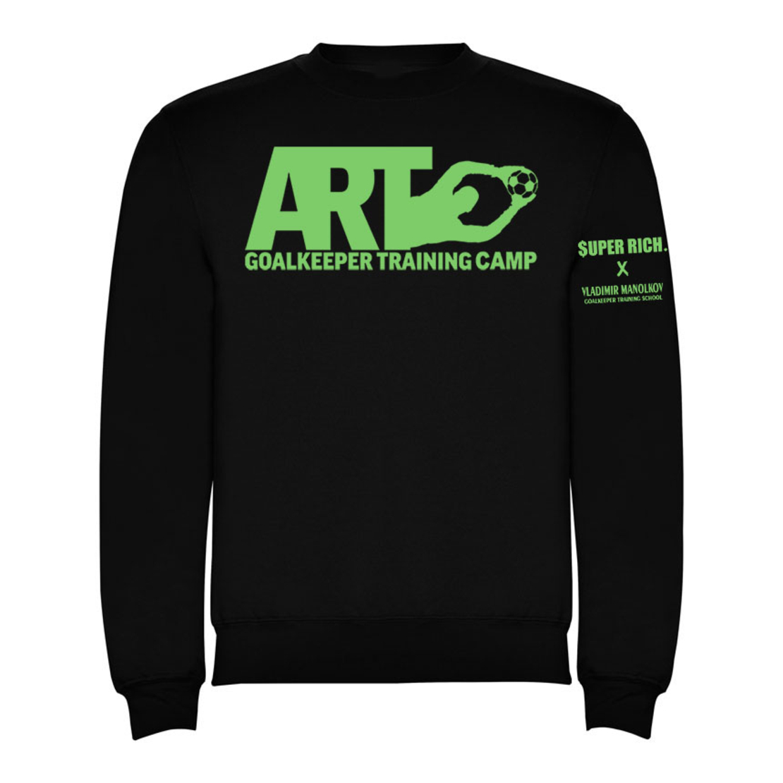 ART MAN SWEATSHIRT  I ART GOALKEEPER TRAINING CAMP I SUPER RICH x VLADIMIR MANOLKOV