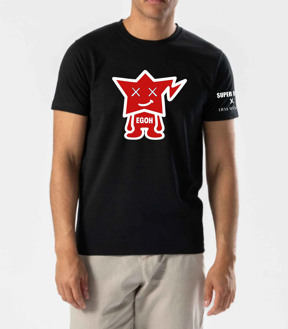 EGOH T-SHIRT I SUPER RICH. X ELENA MANOLKOVA