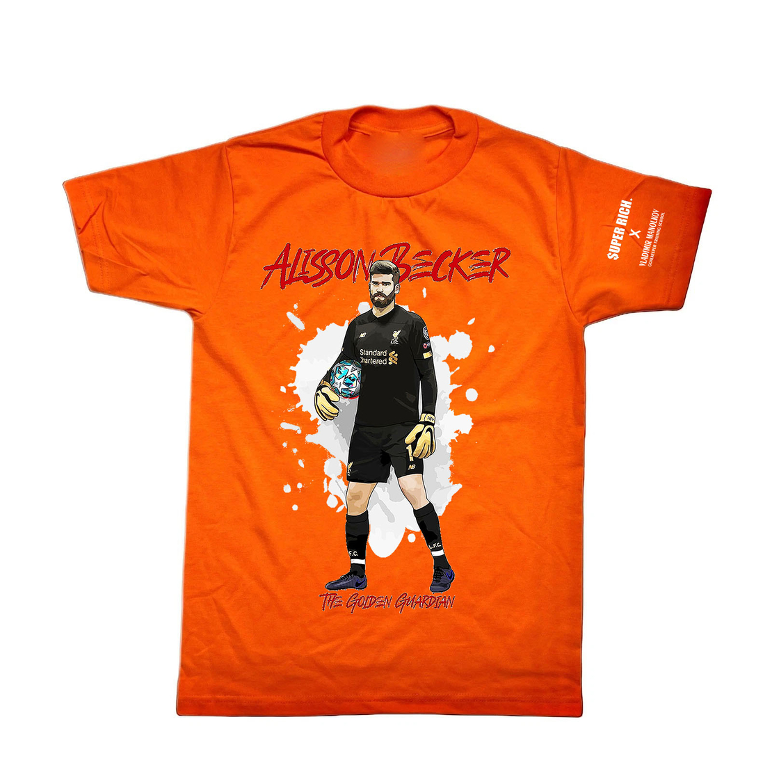ALISON BECKER T-SHIRT I SUPER RICH. X VLADIMIR MANOLKOV Goalkeeper Training School