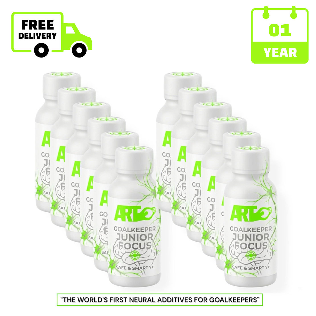 SUBSCRIPTION(PACK OF 12) ART GOALKEEPER JUNIOR FOCUS I ART GOALKEEPER & NUTREND BULGARIA I SUPER RICH X VLADIMIR MANOLKOV GOALKEEPER TRAINING SCHOOL