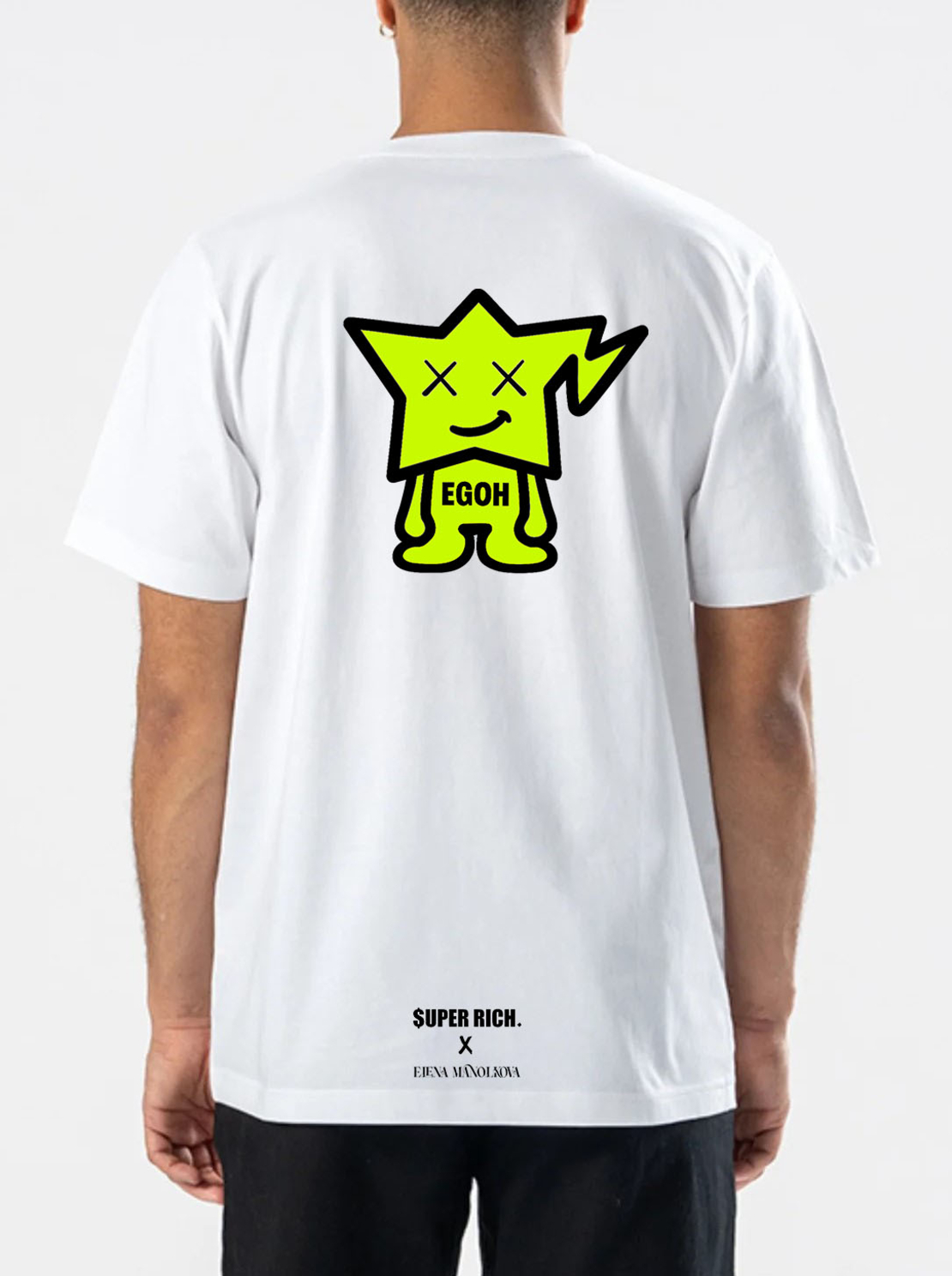 EGOH T-SHIRT I SUPER RICH. X ELENA MANOLKOVA