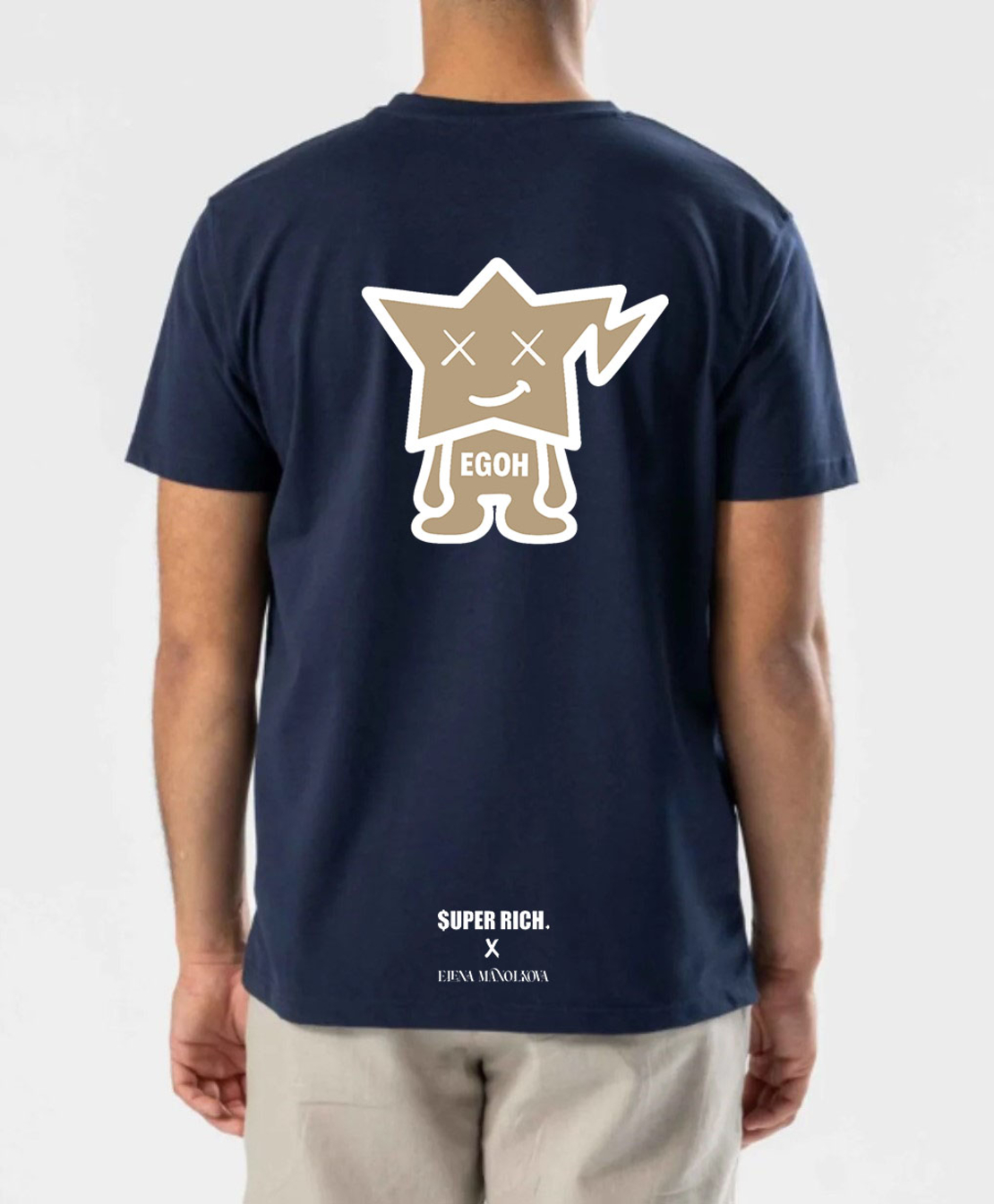 EGOH T-SHIRT I SUPER RICH. X ELENA MANOLKOVA