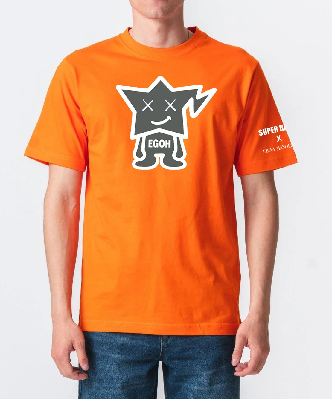 EGOH T-SHIRT I SUPER RICH. X ELENA MANOLKOVA