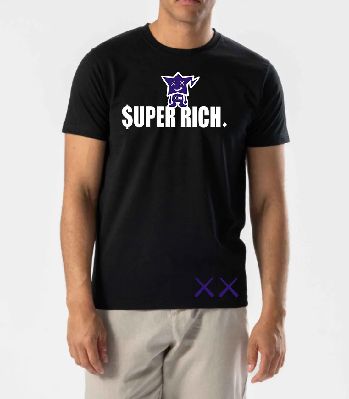 EGOH T-SHIRT I SUPER RICH. X ELENA MANOLKOVA