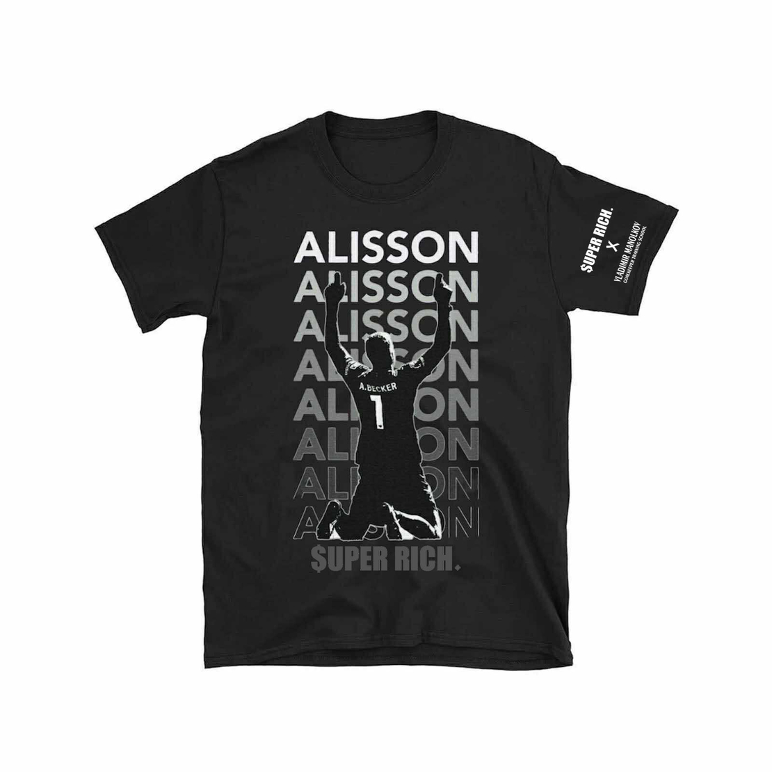 ALISON BECKER T-SHIRT I SUPER RICH. X VLADIMIR MANOLKOV Goalkeeper Training School