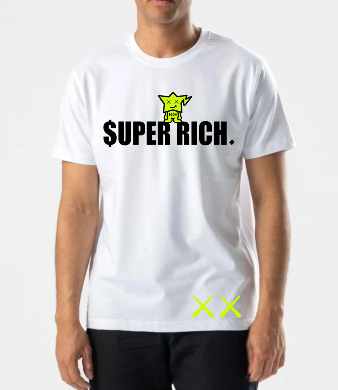 EGOH T-SHIRT I SUPER RICH. X ELENA MANOLKOVA