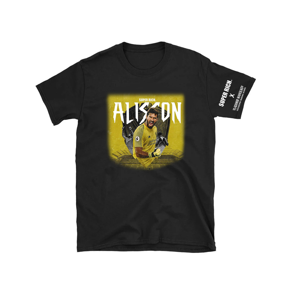 ALISON BECKER T-SHIRT I SUPER RICH. X VLADIMIR MANOLKOV Goalkeeper Training School