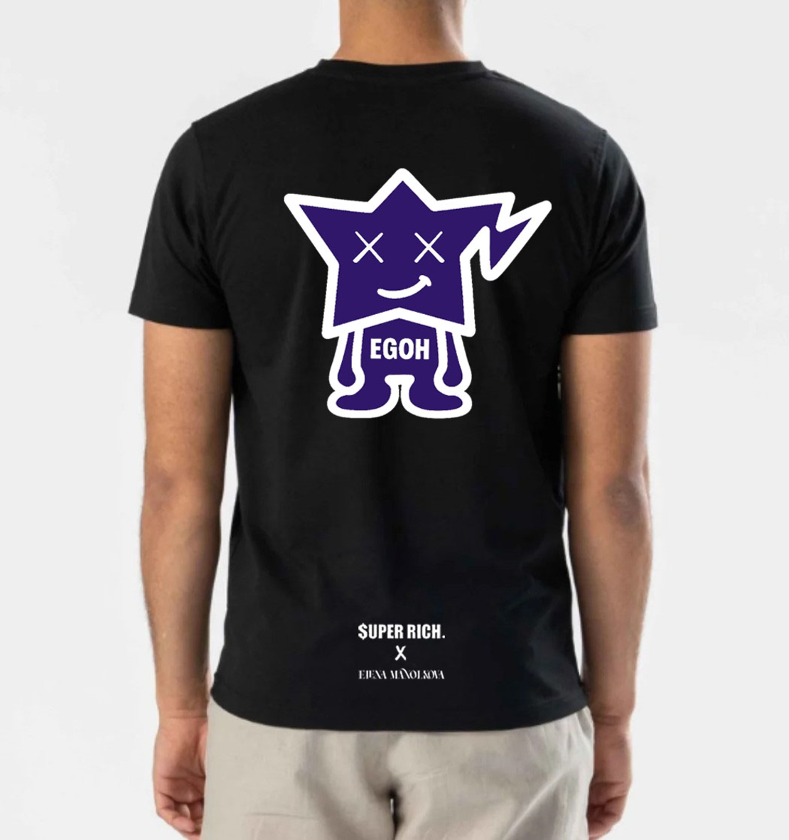 EGOH T-SHIRT I SUPER RICH. X ELENA MANOLKOVA