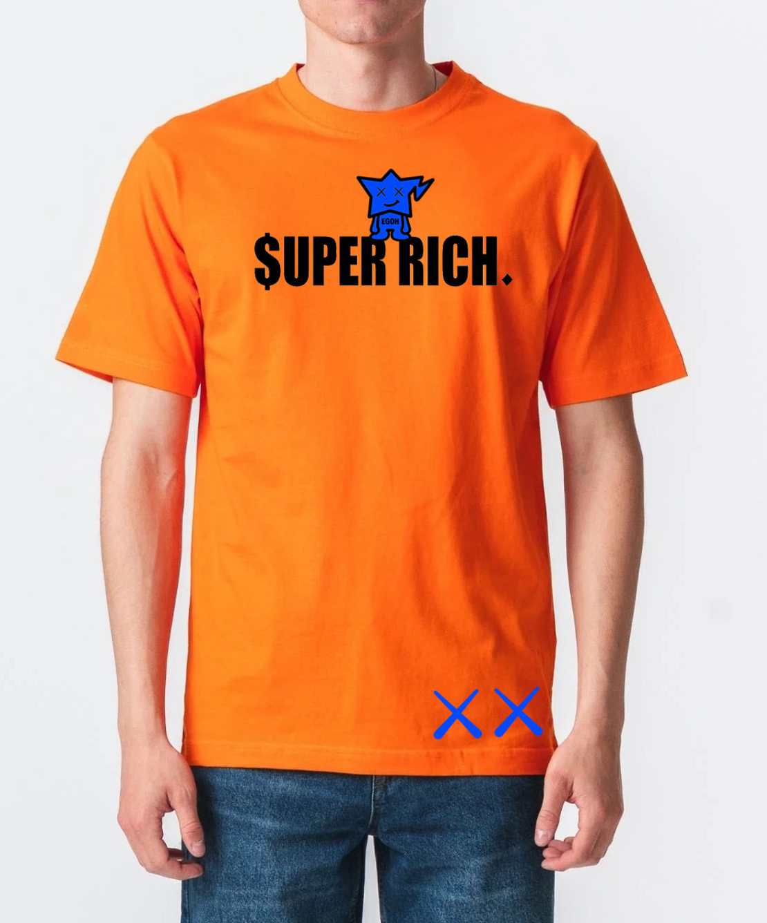 EGOH T-SHIRT I SUPER RICH. X ELENA MANOLKOVA