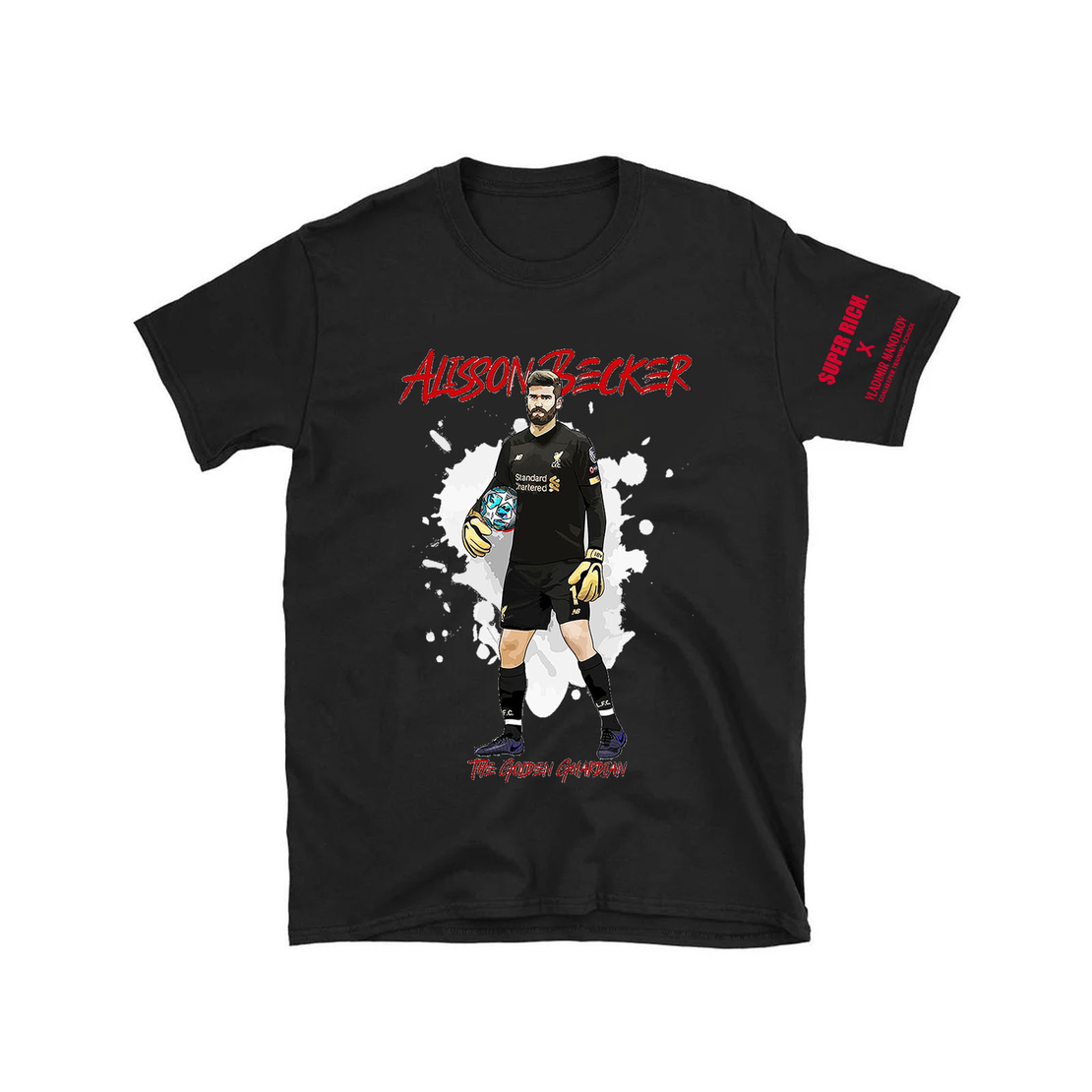 ALISON BECKER T-SHIRT I SUPER RICH. X VLADIMIR MANOLKOV Goalkeeper Training School
