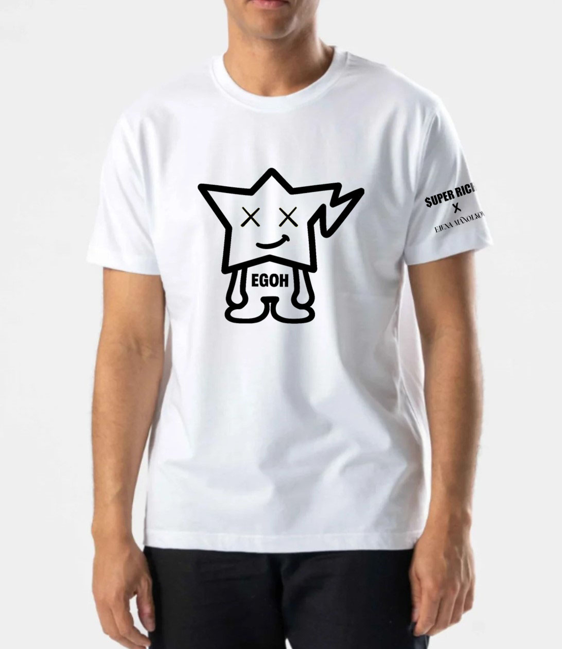EGOH T-SHIRT I SUPER RICH. X ELENA MANOLKOVA