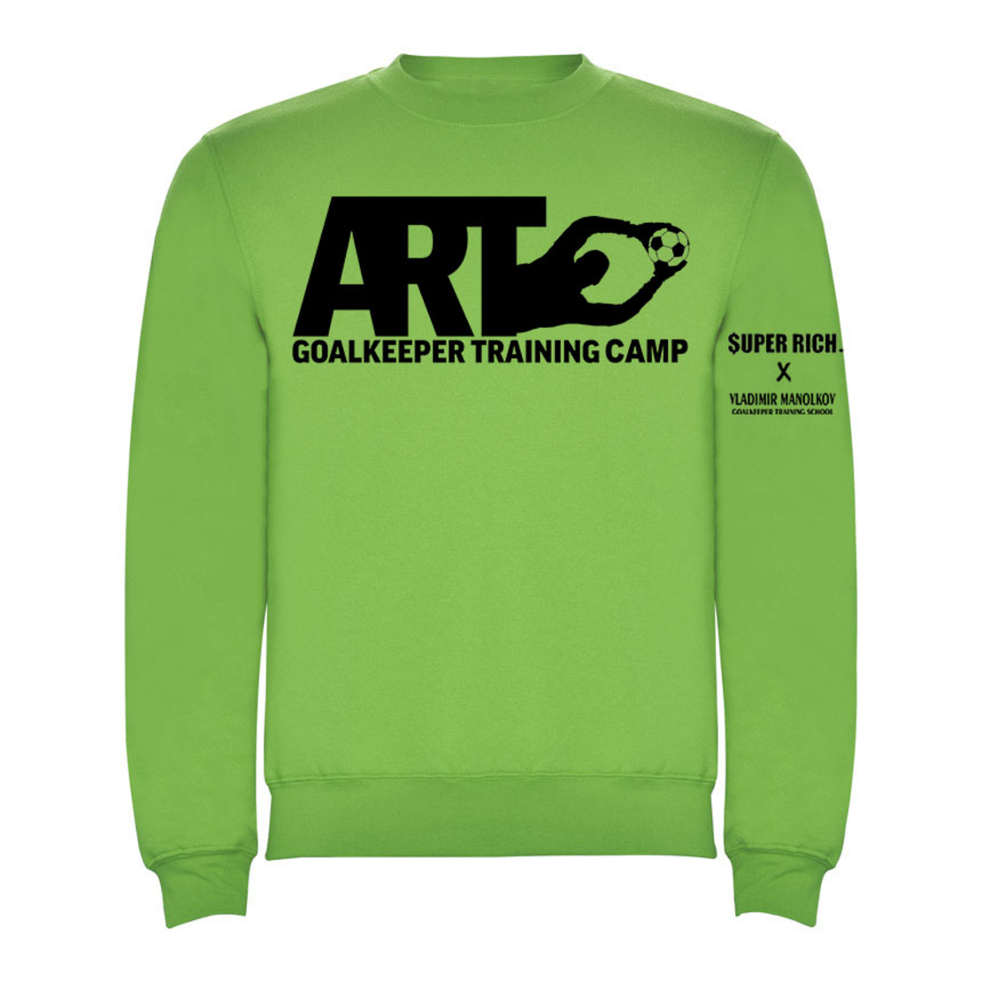 ART MAN SWEATSHIRT  I ART GOALKEEPER TRAINING CAMP I SUPER RICH x VLADIMIR MANOLKOV