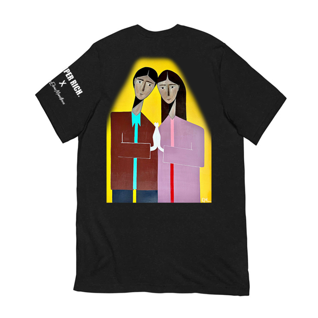 LIMITED EDITION T-SHIRT I SUPER RICH x Art by Elena Manolkova