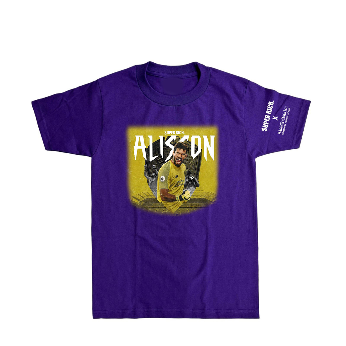 ALISON BECKER T-SHIRT I SUPER RICH. X VLADIMIR MANOLKOV Goalkeeper Training School