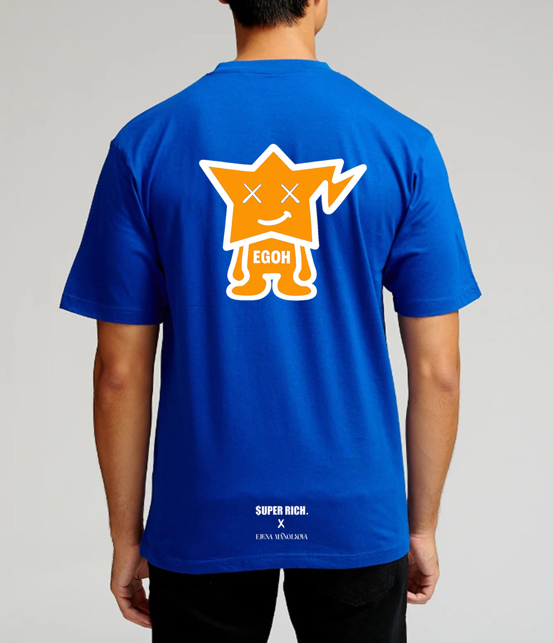 EGOH T-SHIRT I SUPER RICH. X ELENA MANOLKOVA