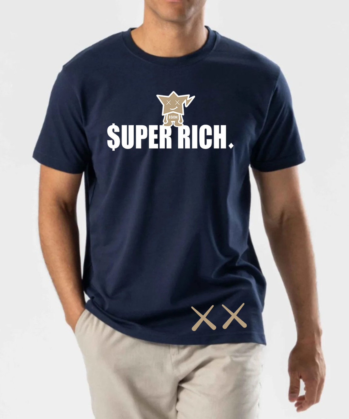 EGOH T-SHIRT I SUPER RICH. X ELENA MANOLKOVA