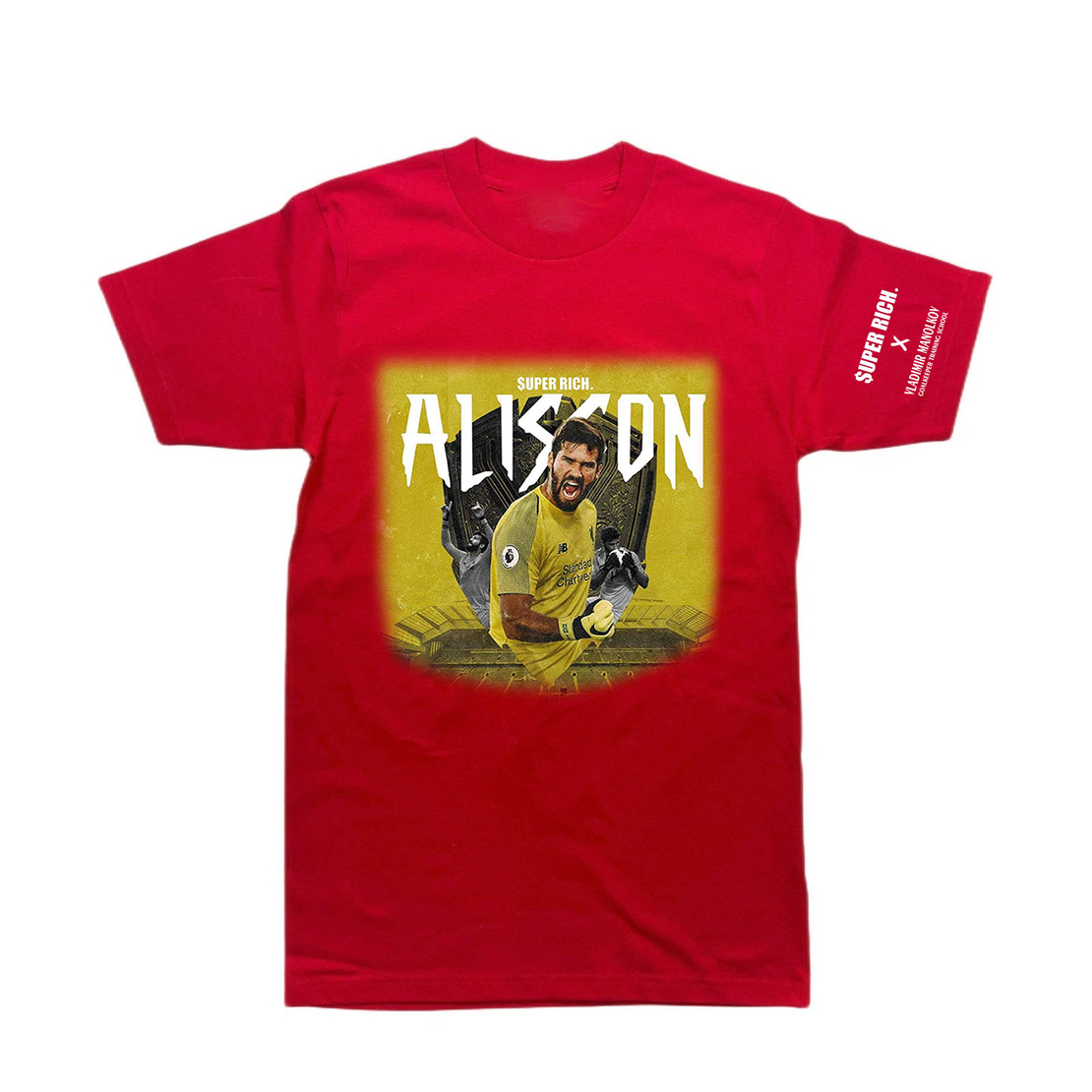 ALISON BECKER T-SHIRT I SUPER RICH. X VLADIMIR MANOLKOV Goalkeeper Training School