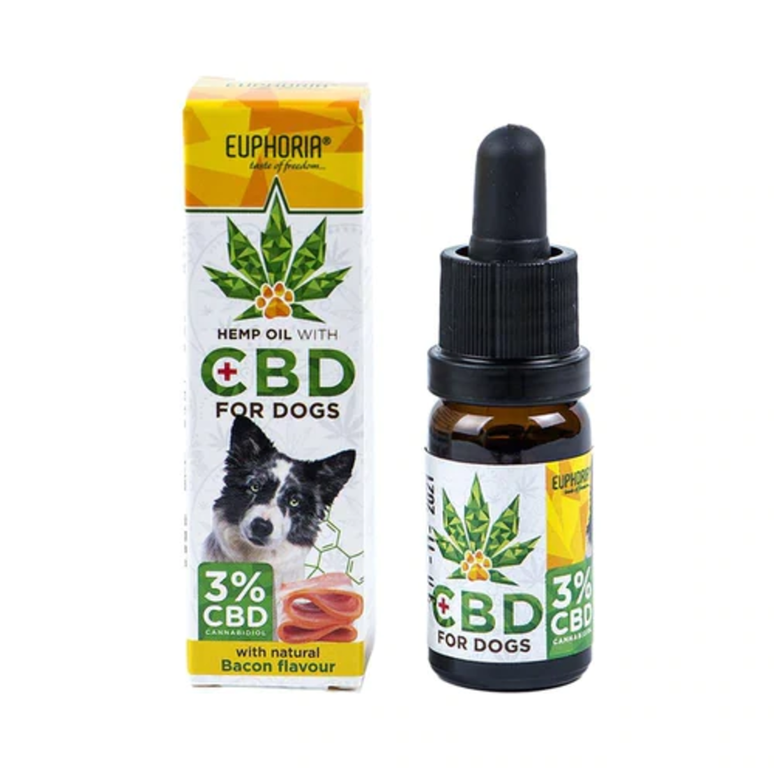Euphoria 3% CBD масло за кучета, капки 10мл