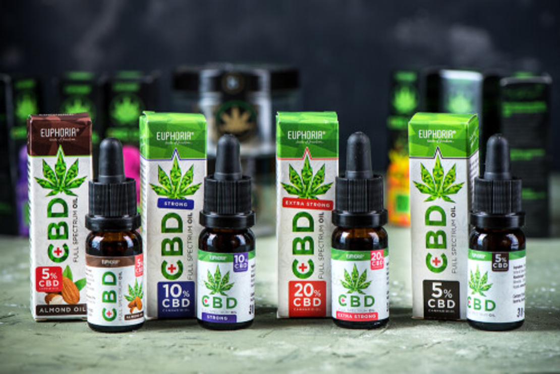 Euphoria  20% CBD масло, капки 10мл