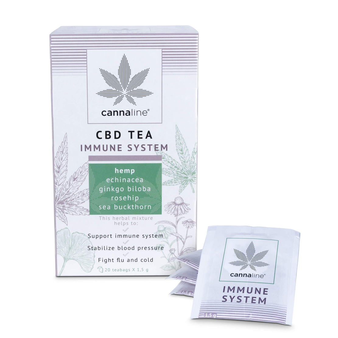 Cannaline CBD Tea IMMUNE SYSTEM