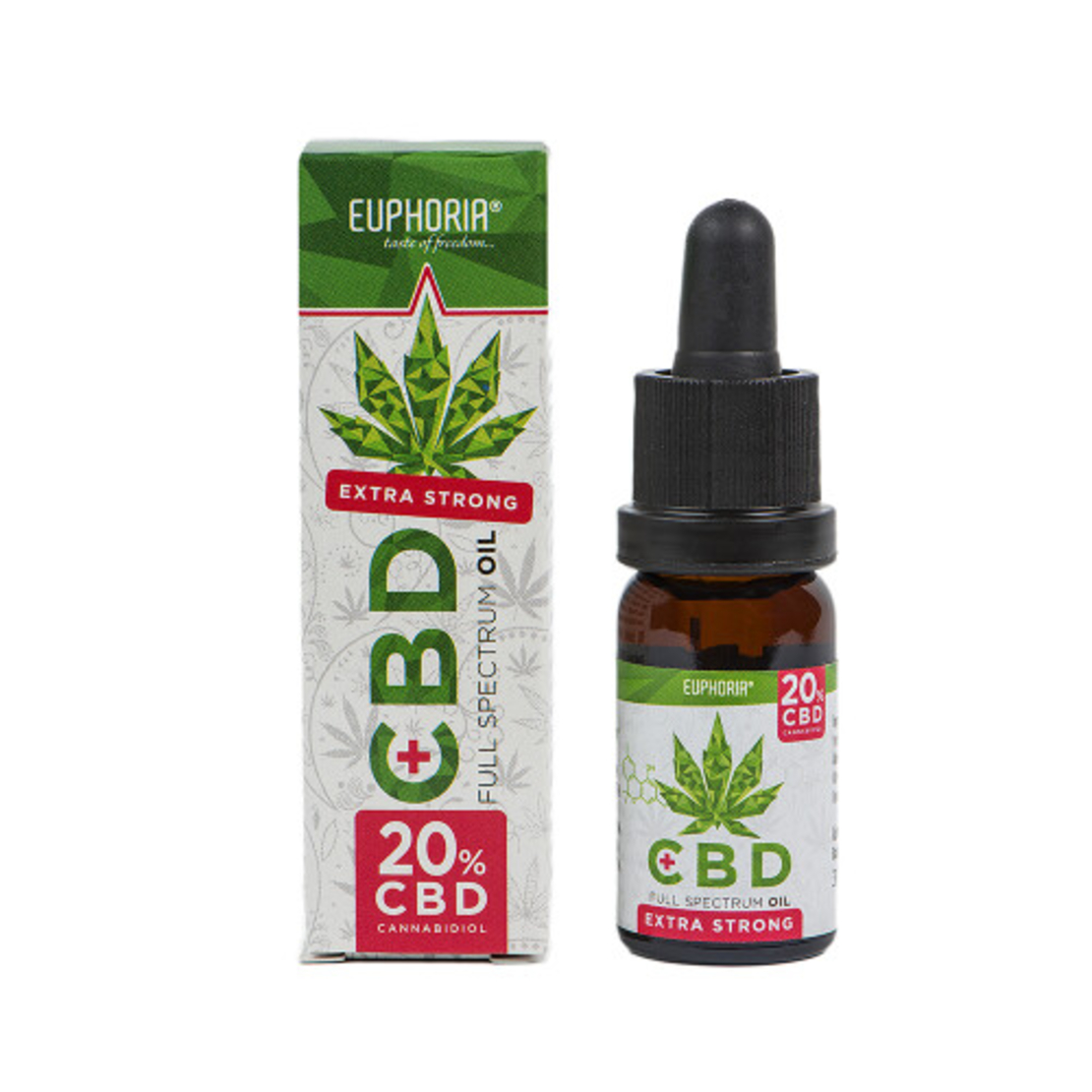 Euphoria  20% CBD масло, капки 10мл