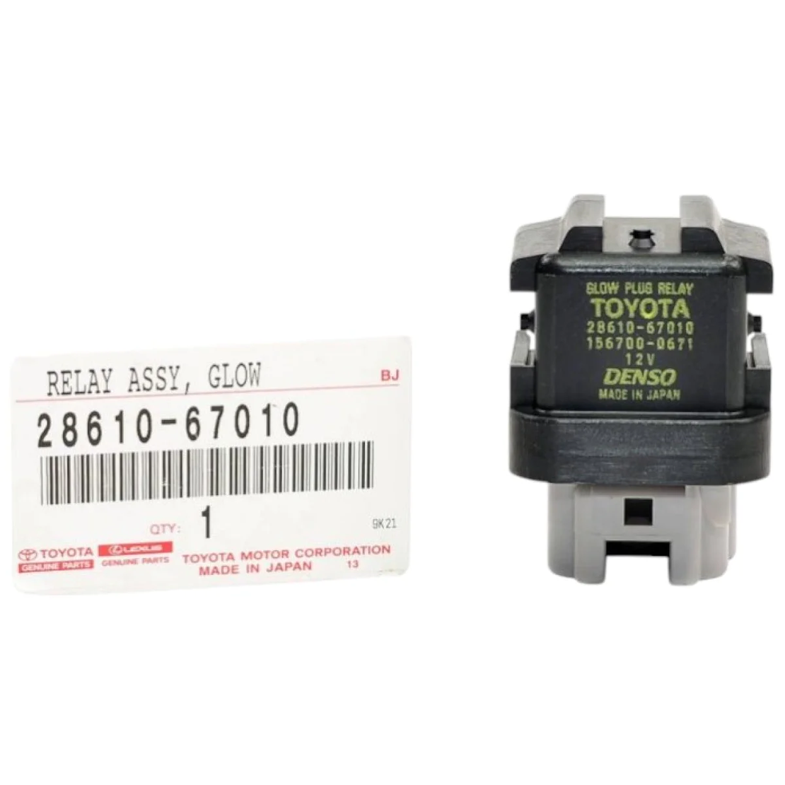 Реле подгревни свещи за ТОЙОТА РАВ 4 3 TOYOTA RAV 4 3 2861067010 28610-67010 OEM TOYOTA