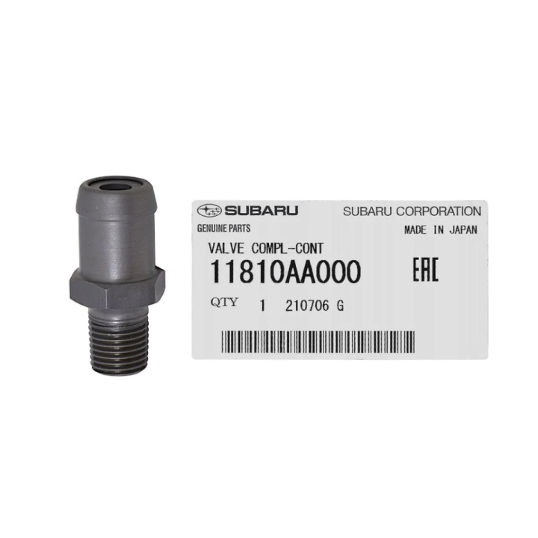 Клапан картерни газове ПЦВ за СУБАРУ ФОРЕСТЪР ИМПРЕЗА ЛЕГАСИ АУТБЕК SUBARU 11810AA000 11810-AA000 OEM SUBARU