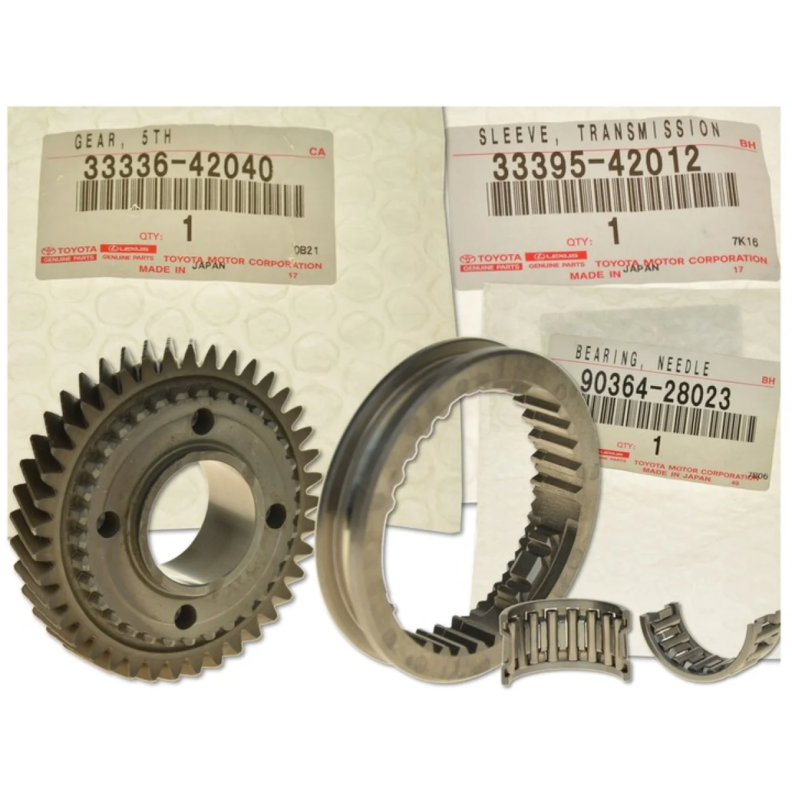 Комплект пета скорост 40-зъба за ТОЙОТА РАВ 3333642040 33336-42040 3339542012 33395-42012 9036428023 OEM TOYOTA