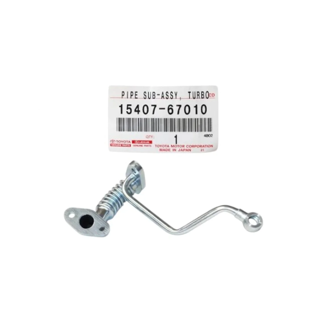 Тръба за турбо за ТОЙОТА ЛАНД КРУЗЕР TOYOTA LAND CRUISER 1540767010 15407-67010 OEM TOYOTA