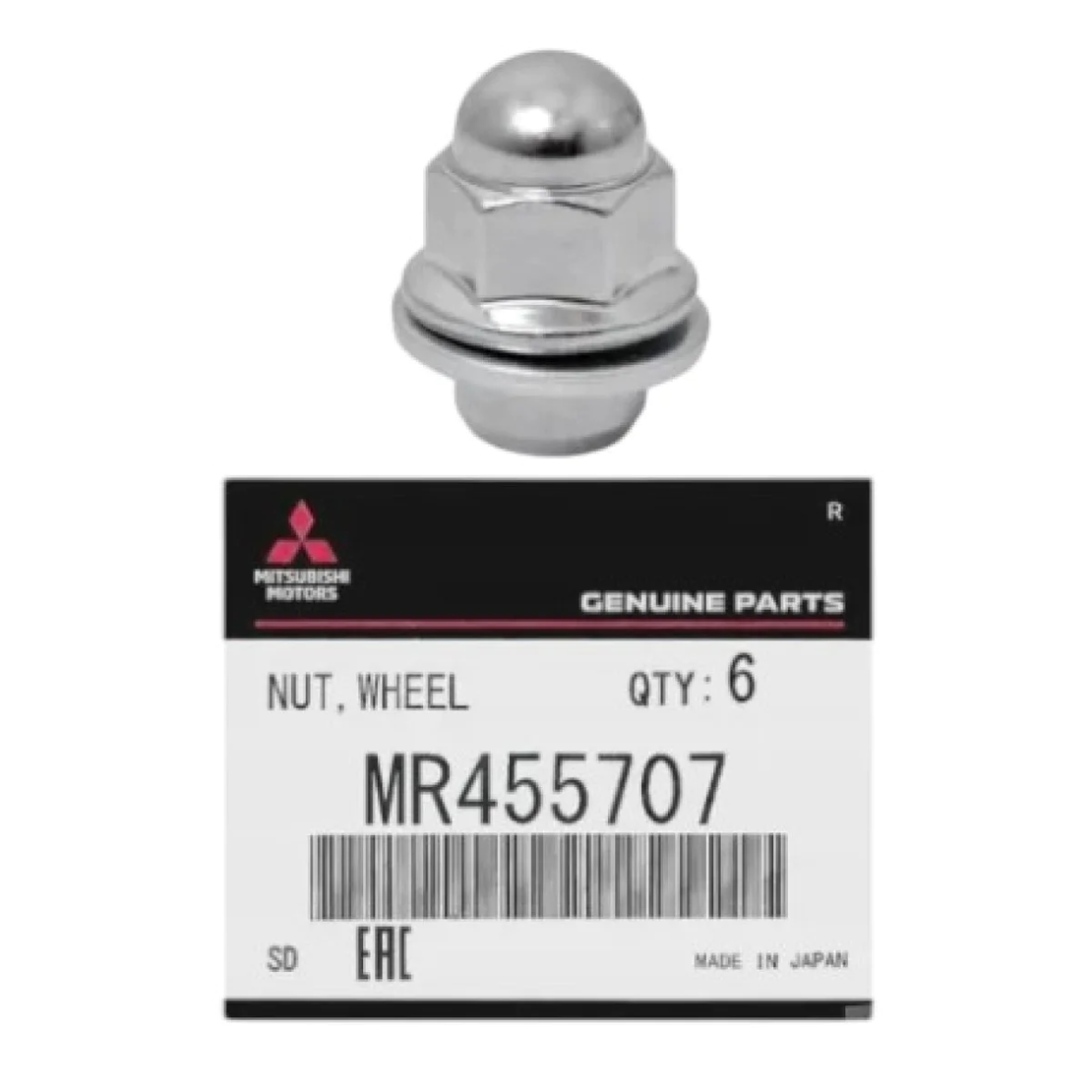 Гайка за джанта МИТСУБИШИ АУТЛЕНДЪР ГРАДНИС ГАЛАНТ ЕКЛИПС ПАДЖЕРО MITSUBISHI OUTLANDER MR455707 OEM MITSUBISHI