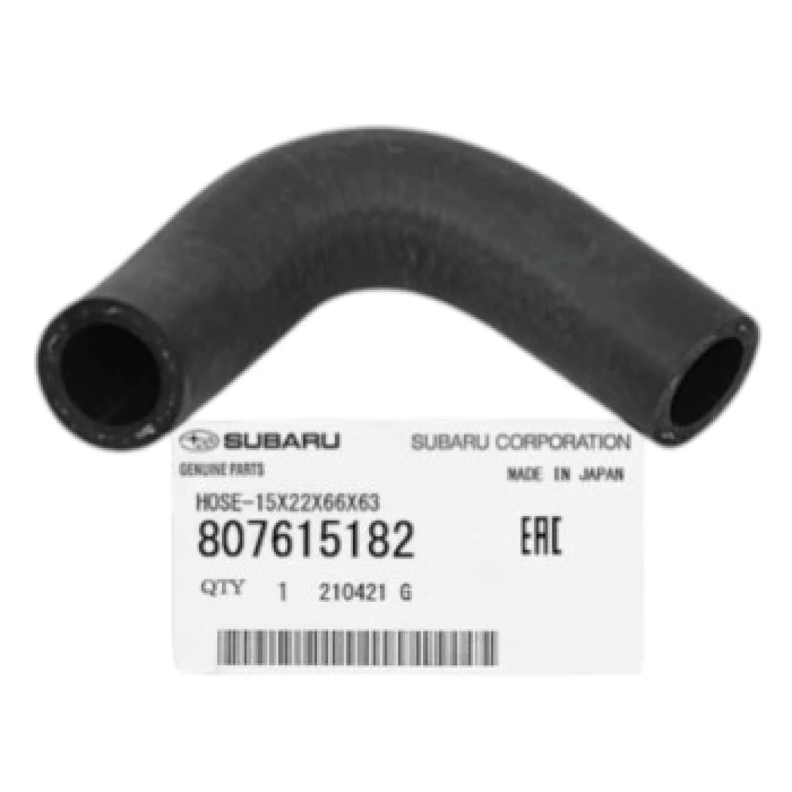 Маркуч за водна помпа долен за СУБАРУ ФОРЕСТЪР ИМПРЕЗА ЛЕГАСИ SUBARU FORESTER LEGACY 807615182 OEM SUBARU