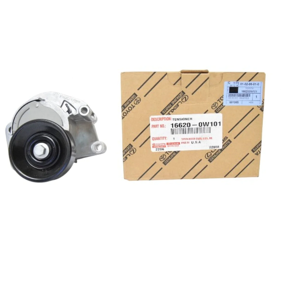 Обтегач пистов ремък за ТОЙОТА ЛАНД КРУЗЕР ТУНДРА СЕКВОЯ ЛЕКСУС TOYOTA LEXUS 166200W101 16620-0W101