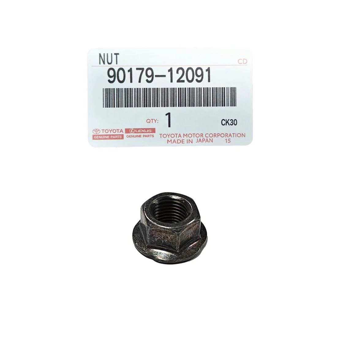 Гайка за ходова част за ТОЙОТА РАВ 4 АВЕНСИС TOYOTA RAV 4 AVENSIS COROLLA 9017912091 90179-12091 OEM TOYOTA