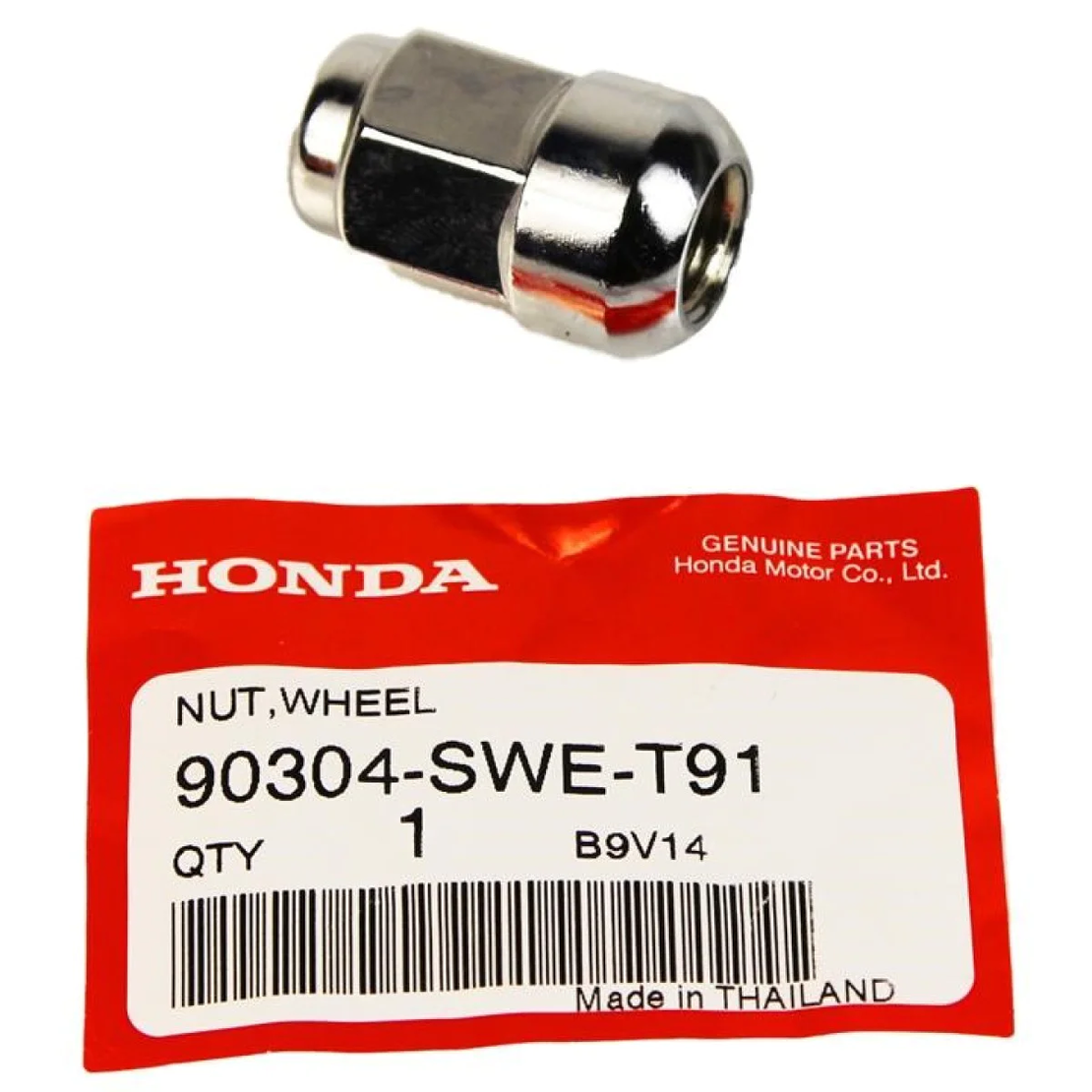 Гайка за джанта за ХОНДА ЦРВ ФРВ СИВИК АКОРД HONDA CR-V FR-V CIVIC 90304SWET91 90304-SWE-T91 OEM HONDA