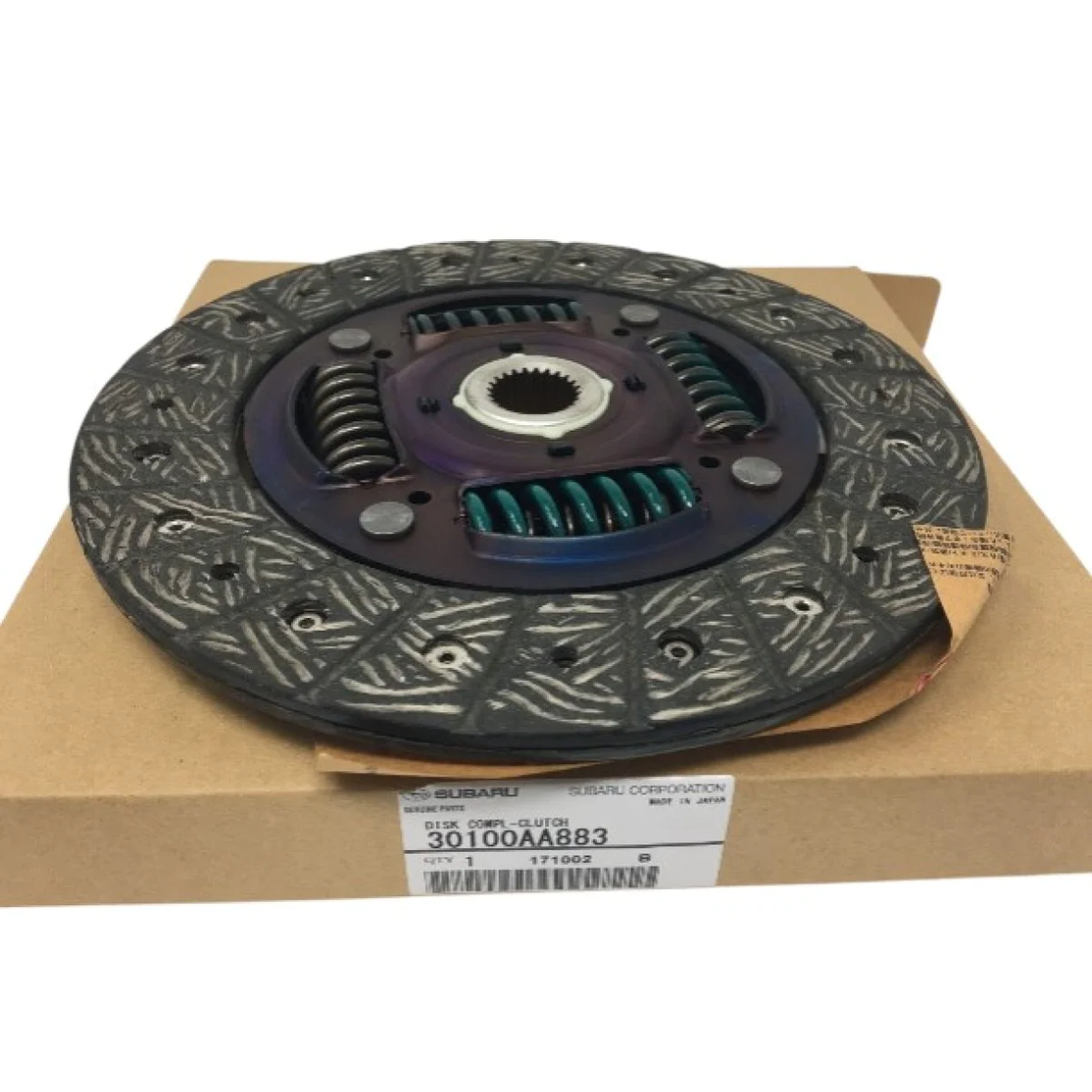 Феродов диск СУБАРУ ВРХ SUBARU WRX 30100AA883 30100-AA883 OEM SUBARU