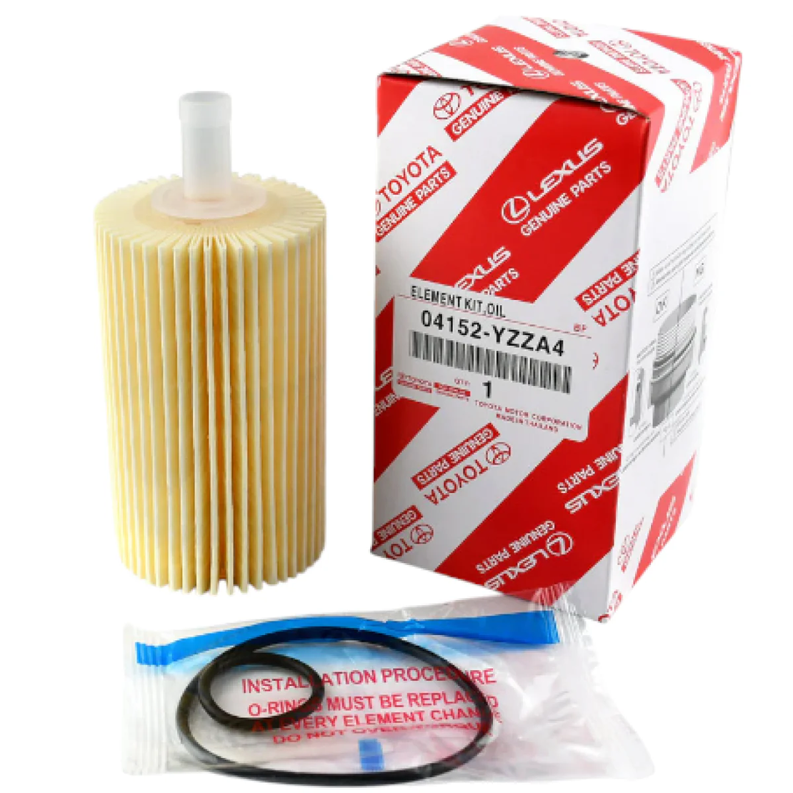 Маслен филтър за ТОЙОТА ЛАНД КРУЗЕР ТУНДРА СЕКВОЯ ЛЕКСУС TOYOTA LEXUS 04152YZZA4 04152-YZZA4 OEM TOYOTA