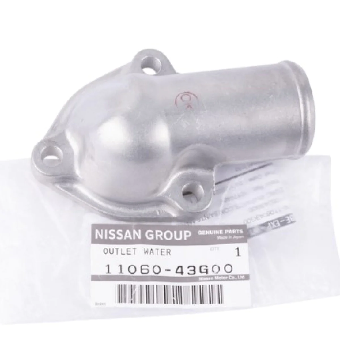 Фланец корпус термостат НИСАН ТЕРАНО 2 ДИЗЕЛ NISSAN TERRANO DIESEL 2.7 TD 1106043G00 11060-43G00 OEM NISSAN