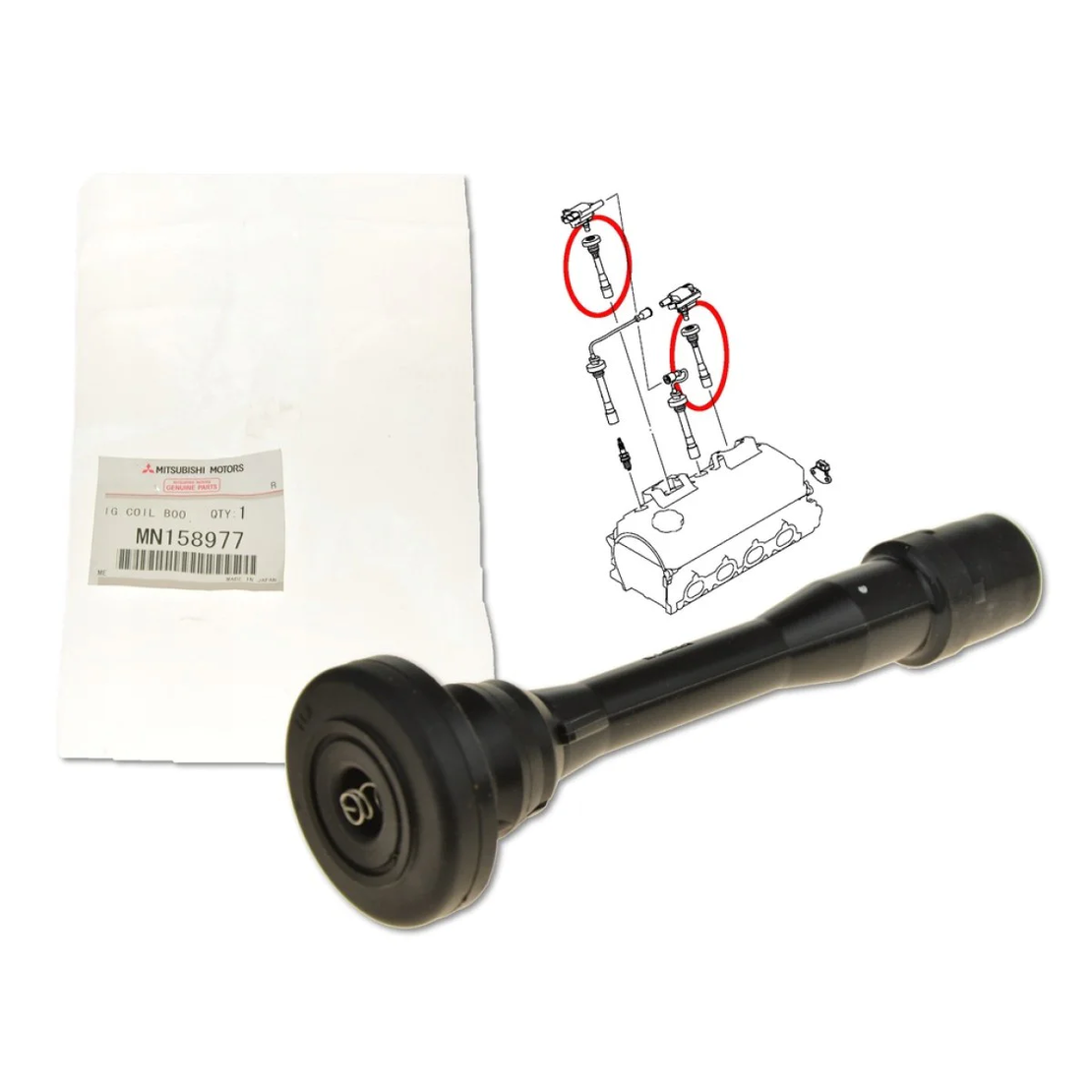 Лула за свещи МИТСУБИШИ КОЛТ ГАЛАНТ ЛАНСЕР АУТЛЕНДЪР ПАДЖЕРО MITSUBISHI OUTLANDER MN158977 OEM MITSUBISHI