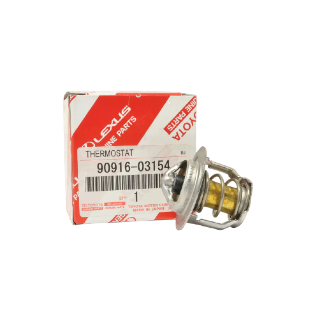 Термостат за ТОЙОТА АУРИС КОРОЛА ЛЕКСУС TOYOTA AURIS COROLLA LEXUS 9091603154 90916-03154 OEM TOYOTA