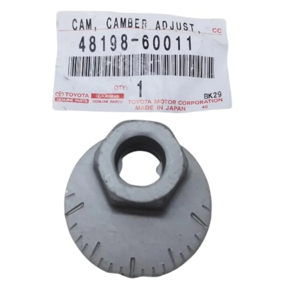 Гайка реглажен болт за ТОЙОТА ЛАНД КРУЗЕР TOYOTA LAND CRUISER 4819860011 48198-60011 OEM TOYOTA