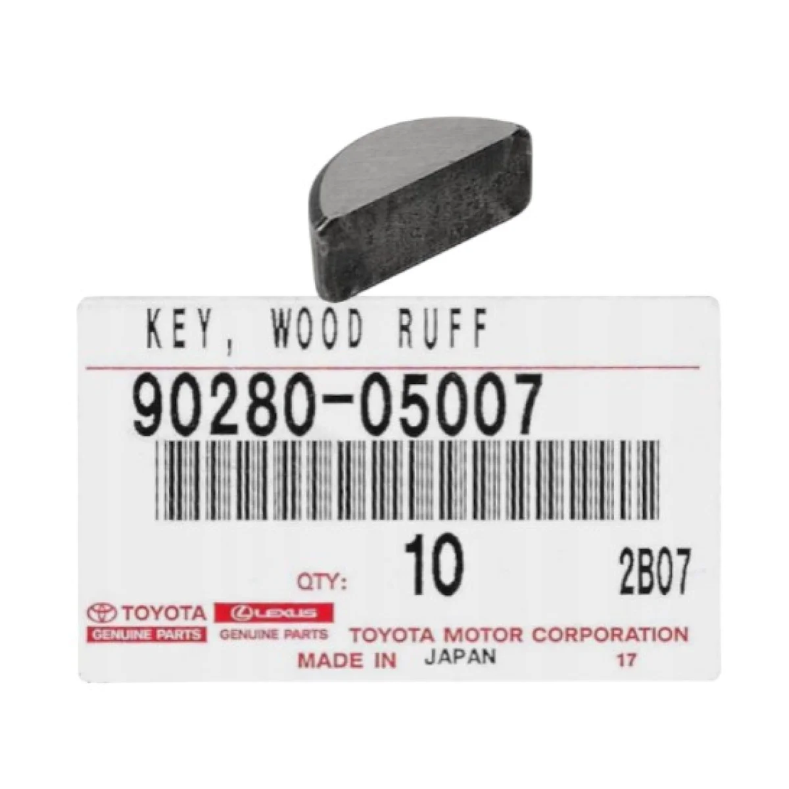 Шпонка за колянов вал за ТОЙОТА РАВ 4 TOYOTA RAV 4 9028005007 90280-05007 OEM TOYOTA