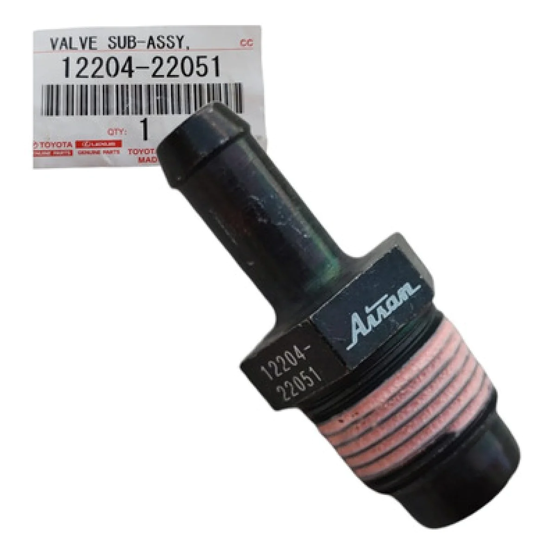 Клапан картерни газове ПЦВ PCV за ТОЙОТА КОРОЛА РАВ 4 АВЕНСИС TOYOTA RAV 1220422051 12204-22051 ОЕМ TOYOTA